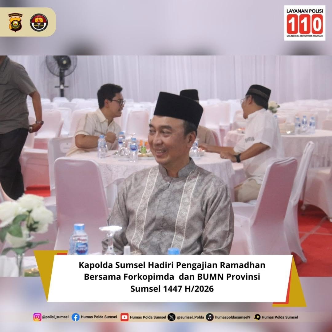 Momen Hangat Kapolda Sumsel Safari Ramadan: Shalat Tarawih Bareng di DPRD Sumsel